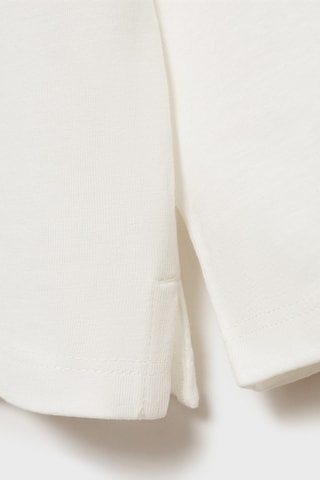 T-shirt coton imprimé - Blanc cassé