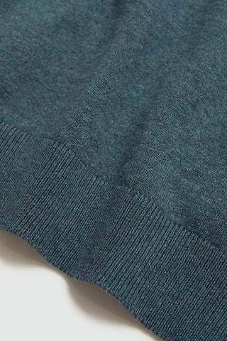 Pull-over jaspé coton - Vert foncé