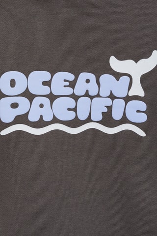 Sweat-shirt imprimé surf - Anthracite