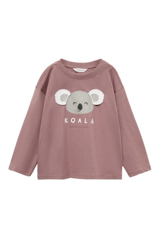 T-shirt imprimé animal - Bordeaux