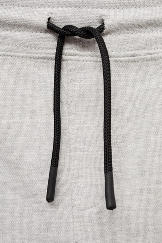 Pantalon de jogging fermetures Éclair - Gris chiné
