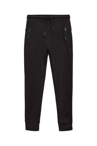 Pantalon de jogging fermetures Éclair - Noir