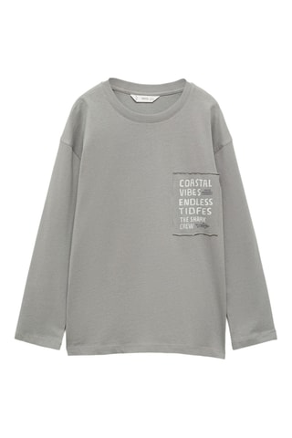 T-shirt Les dents de la mer - Gris