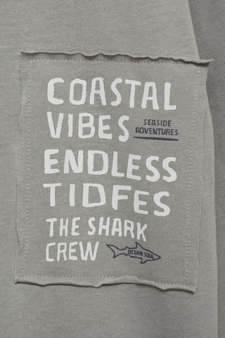 T-shirt Les dents de la mer - Gris