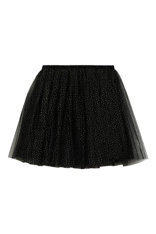 Jupe tulle pailletée - Noir