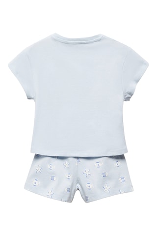 Pyjama court imprimé - Ciel