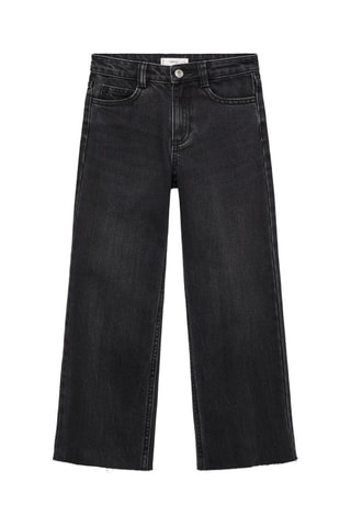 Jean wideleg revers effilochés - Anthracite