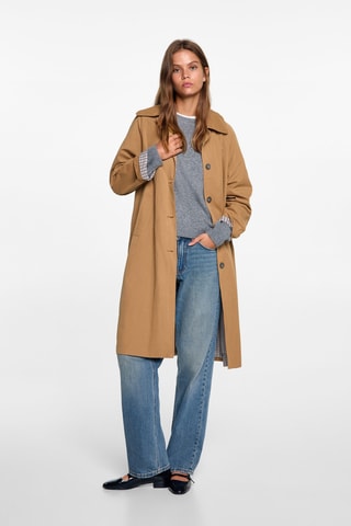 Trench classique long - Beige
