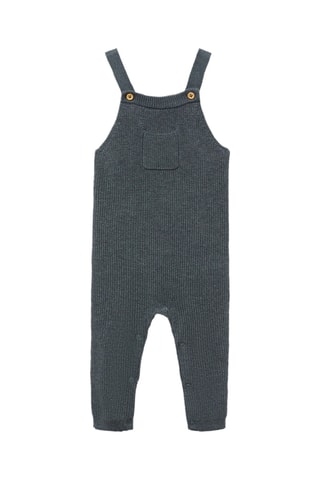 Combinaison maille coton - Bleu pétrole