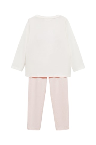 Pyjama long lune - Rose pastel