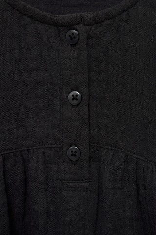 Blouse coton tissu plissé - Anthracite