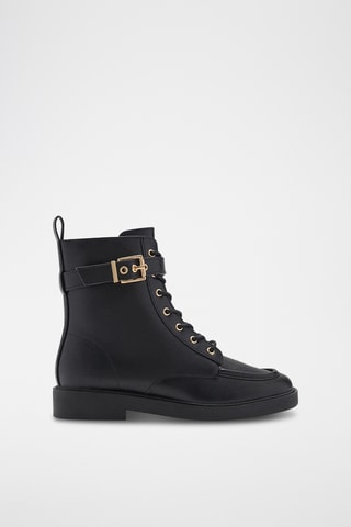 Bottines à boucle - Noir