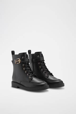 Bottines à boucle - Noir