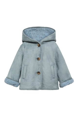 Manteau double face - Bleu