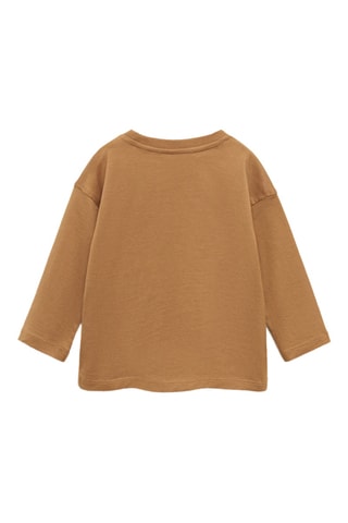 T-shirt imprimé lion - Camel