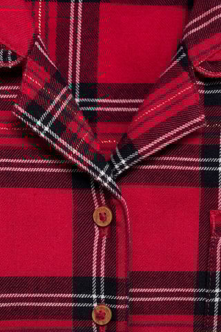 Pyjama coton carreaux - Rouge