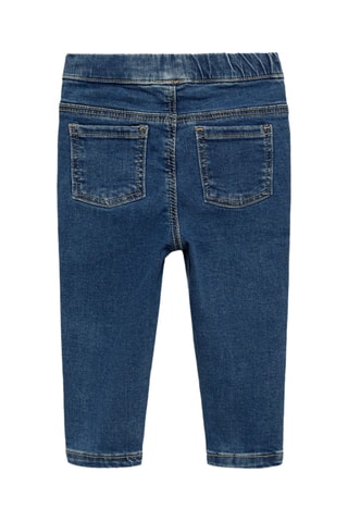 Jean taille élastique - Bleu marine