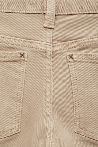 Pantalon droit coton - Beige