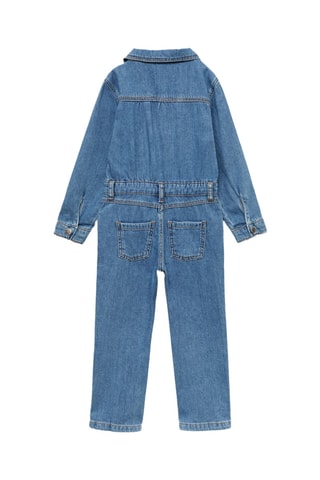 Combinaison chemise en jean - Bleu