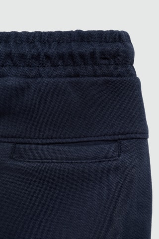 Pantalon jogger coton - Bleu marine