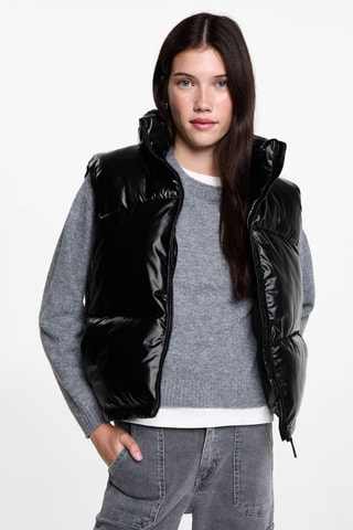 Gilet matelassé poches - Noir