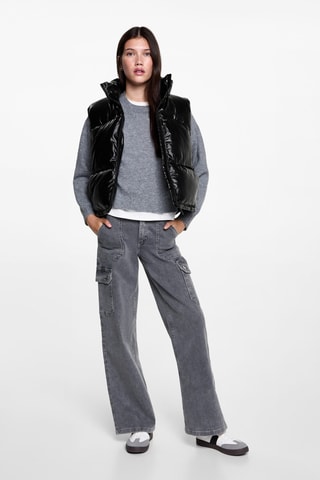 Gilet matelassé poches - Noir
