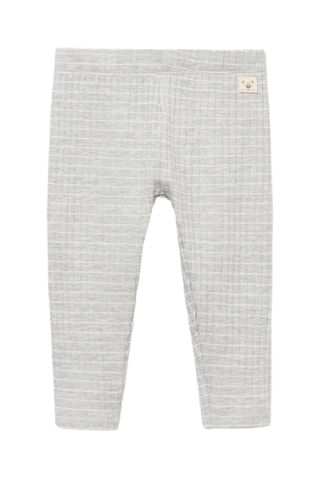 Leggings coton rayures - Ciel