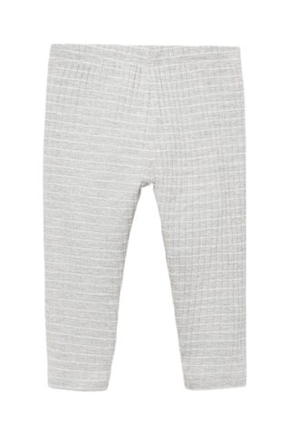 Leggings coton rayures - Ciel