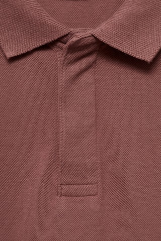 Polo détail brodé - Bordeaux