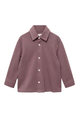 Chemise regular fit coton - Rouge foncé