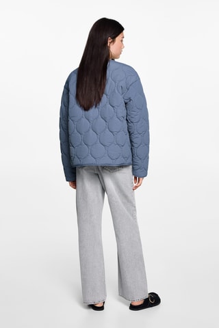 Blouson matelassé nylon - Ciel