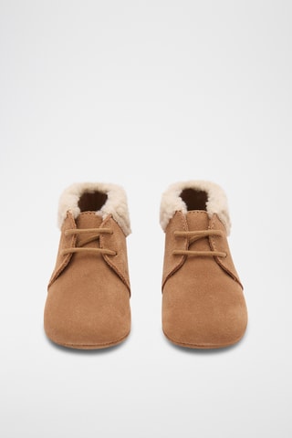 Bottes cuir fourrure - Sable