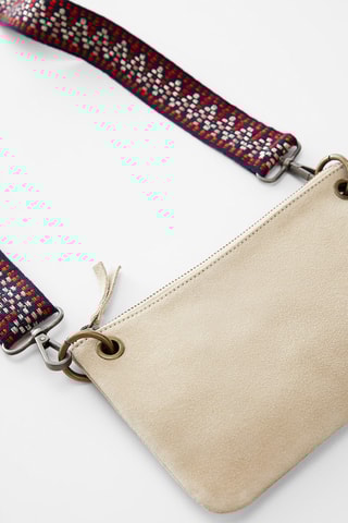 Bandoulière pour sac imprimée - Bleu marine