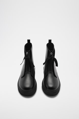 Bottines plates - Noir