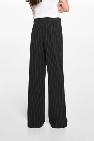 Pantalon de costume à rayures - Gris