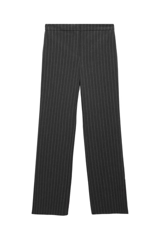 Pantalon de costume à rayures - Gris