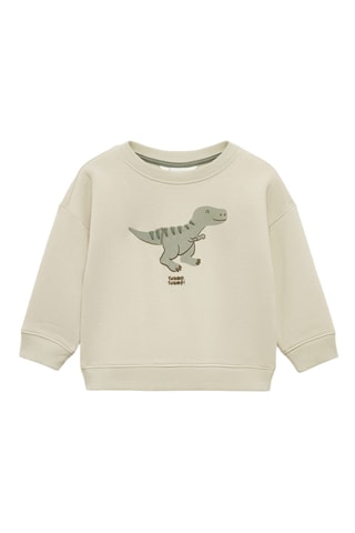 Sweat-shirt imprimé animé - Vert pastel