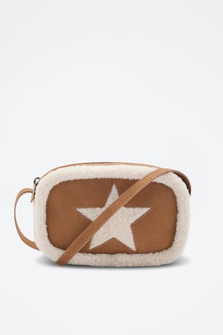 Sac étoile moutonné - Marron et blanc