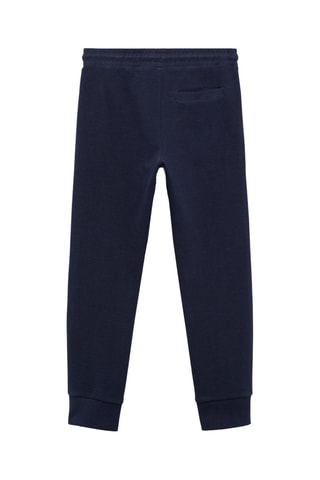Pantalon jogging poches zippées - Bleu marine