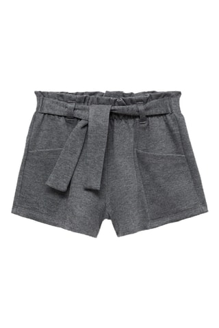 Short tweed ceinture - Anthracite