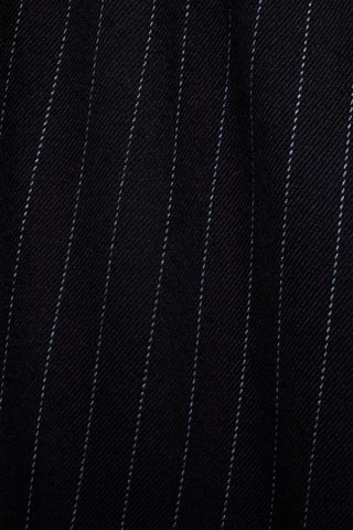 Pantalon droit à rayures - Bleu marine