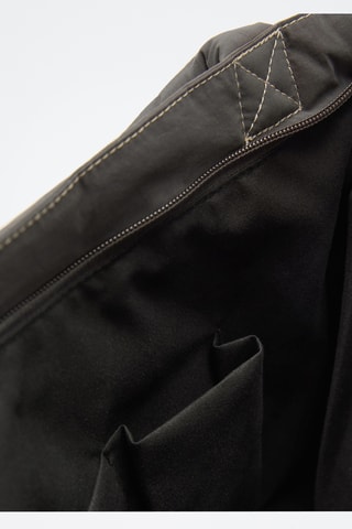 Sac shopper rembourré - Anthracite