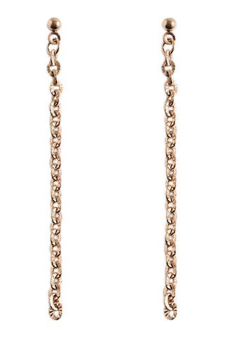 Boucles d'oreilles pendantes perles - Doré