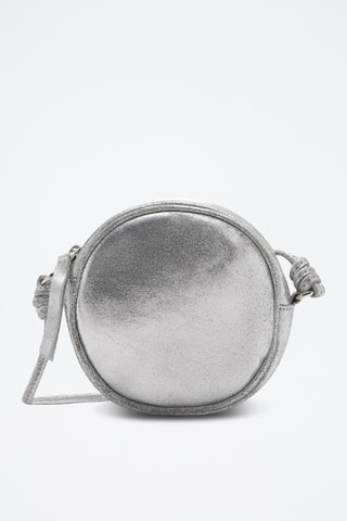Sac cuir métallisé - Argenté