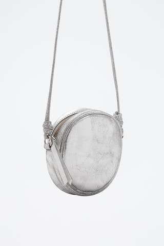 Sac cuir métallisé - Argenté