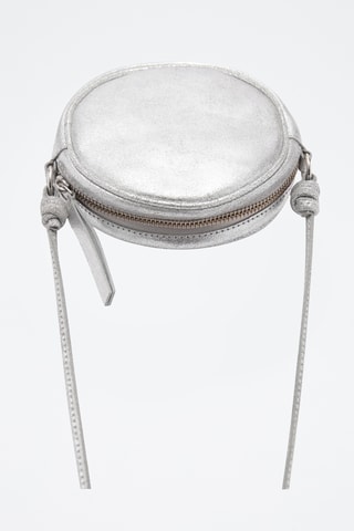 Sac cuir métallisé - Argenté