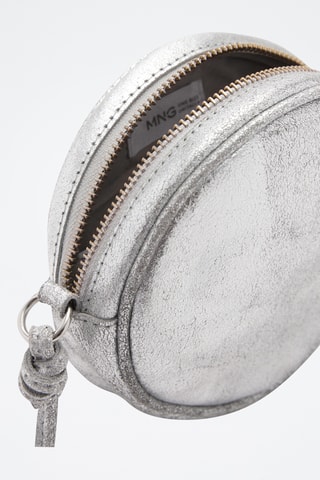 Sac cuir métallisé - Argenté