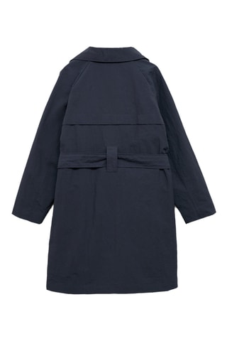 Trench classique ceinture - Bleu marine