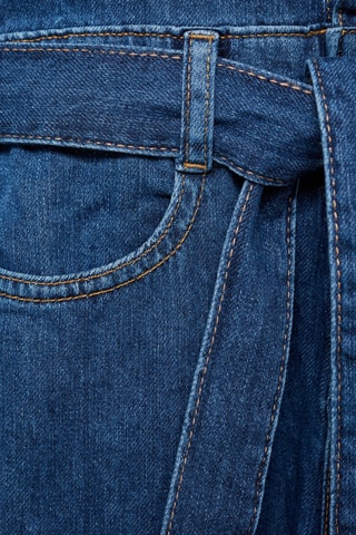 Combi-pantalon en jean - Bleu marine
