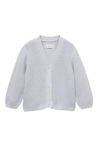 Cardigan maille boutons - Ciel
